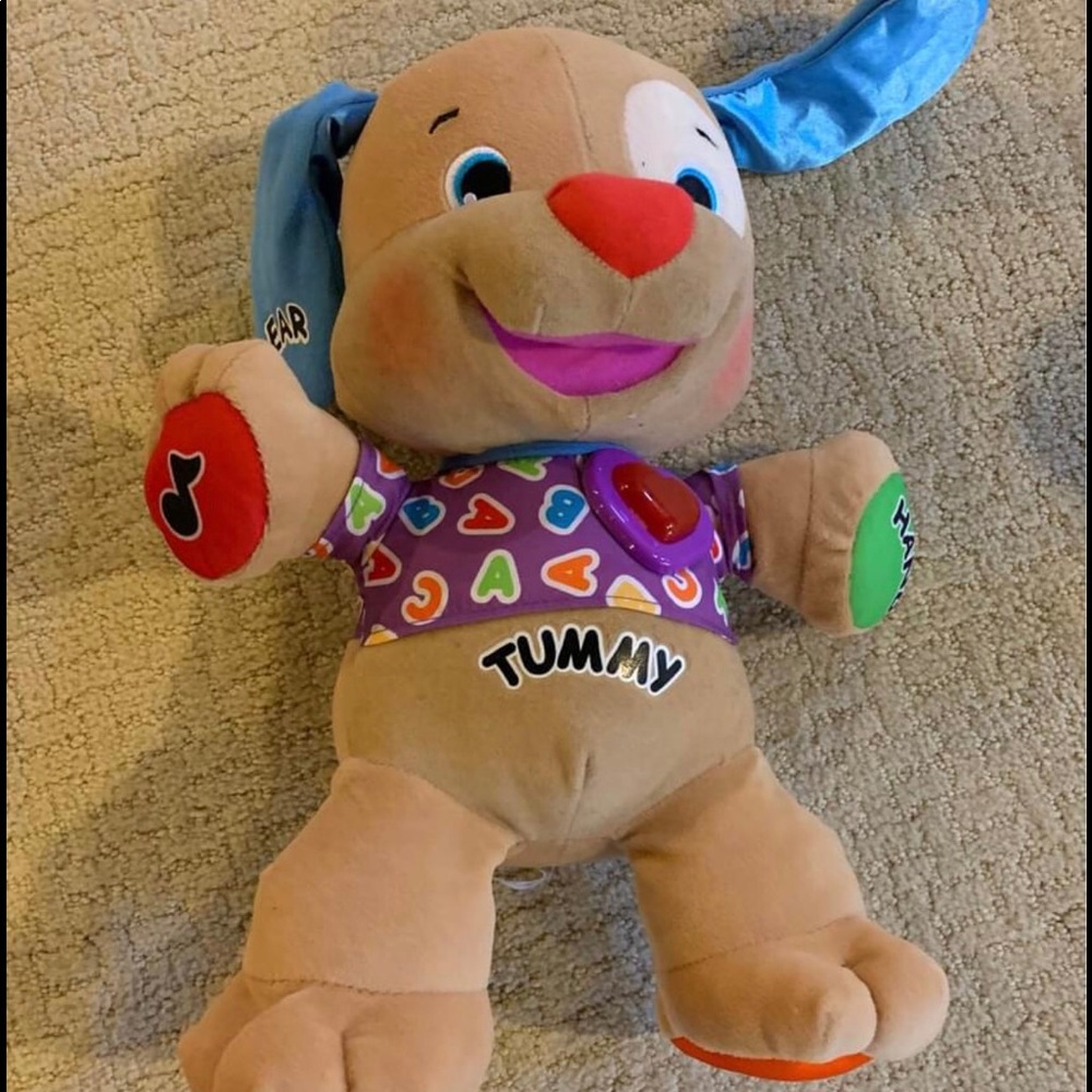 Fisher-Price Laugh & Learn puppy plush toy education stuff animal